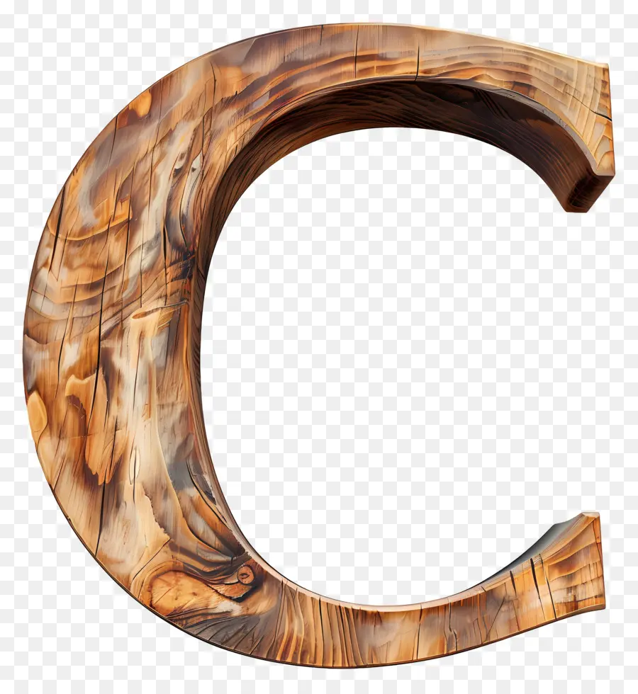 Lettre C，En Bois C PNG