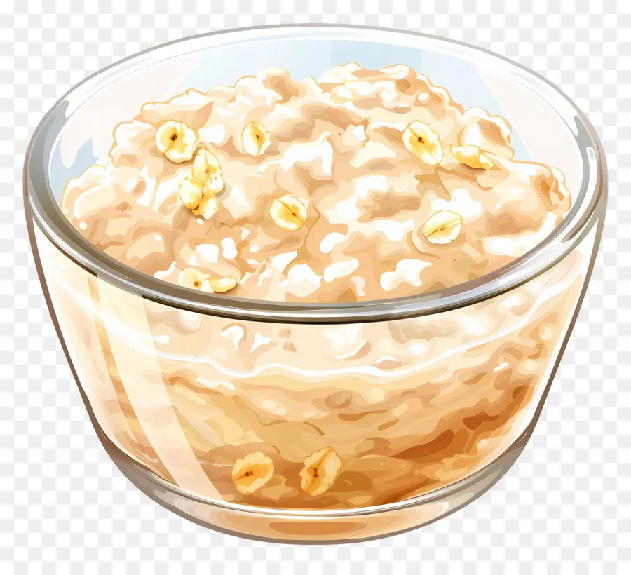 Bol De Flocons D'avoine，Riz Au Lait PNG