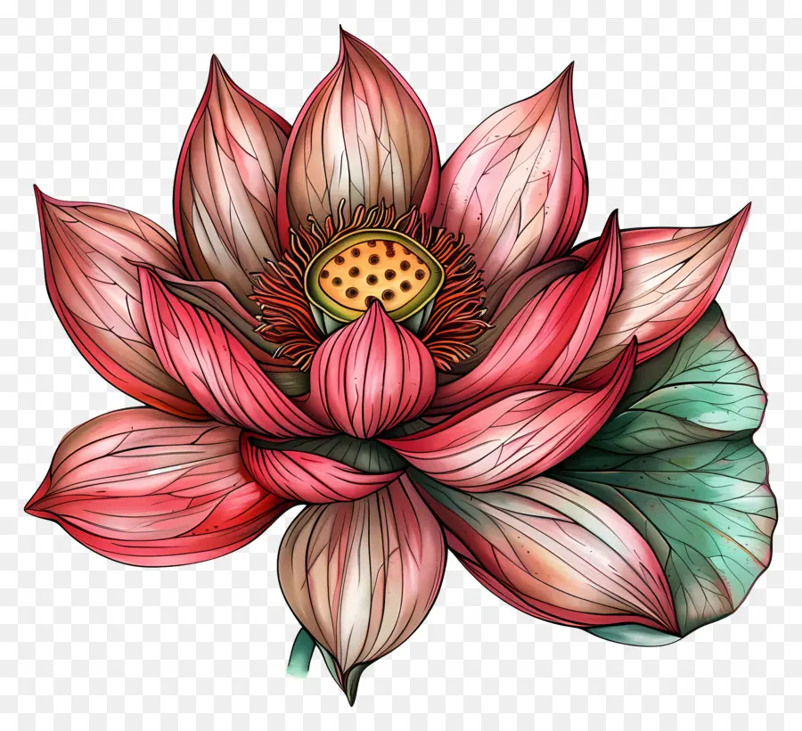 Fleur De Lotus，Lotus Rose PNG