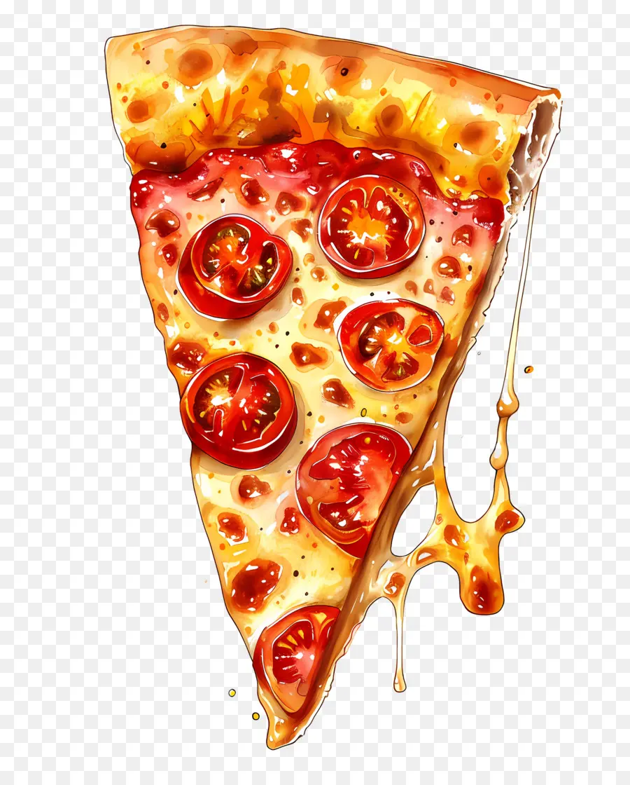 Tranche De Pizza，Fromage PNG