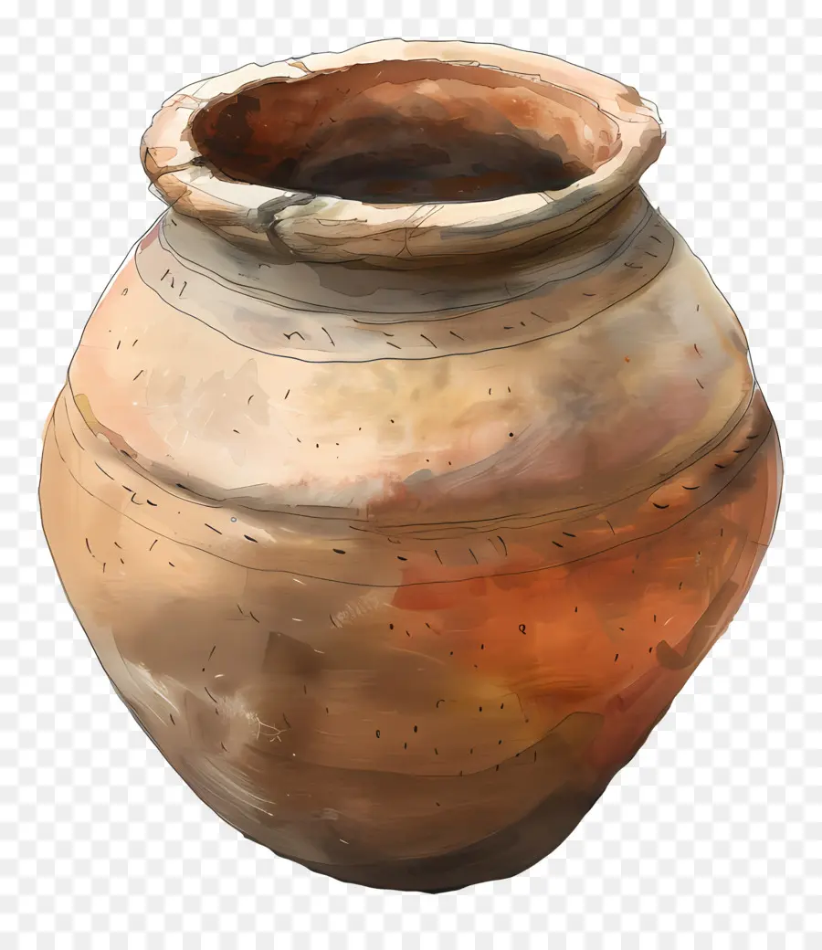 Pot D'argile，Pot En Argile PNG