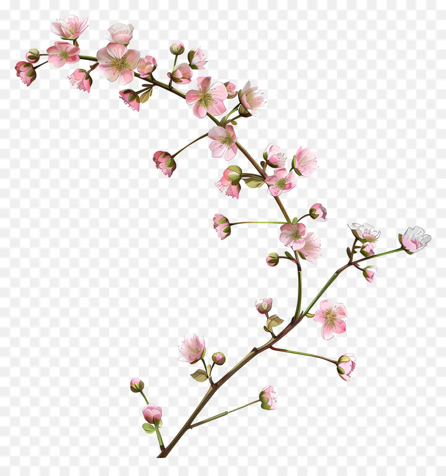 Fleurs Roses，Fleurs PNG