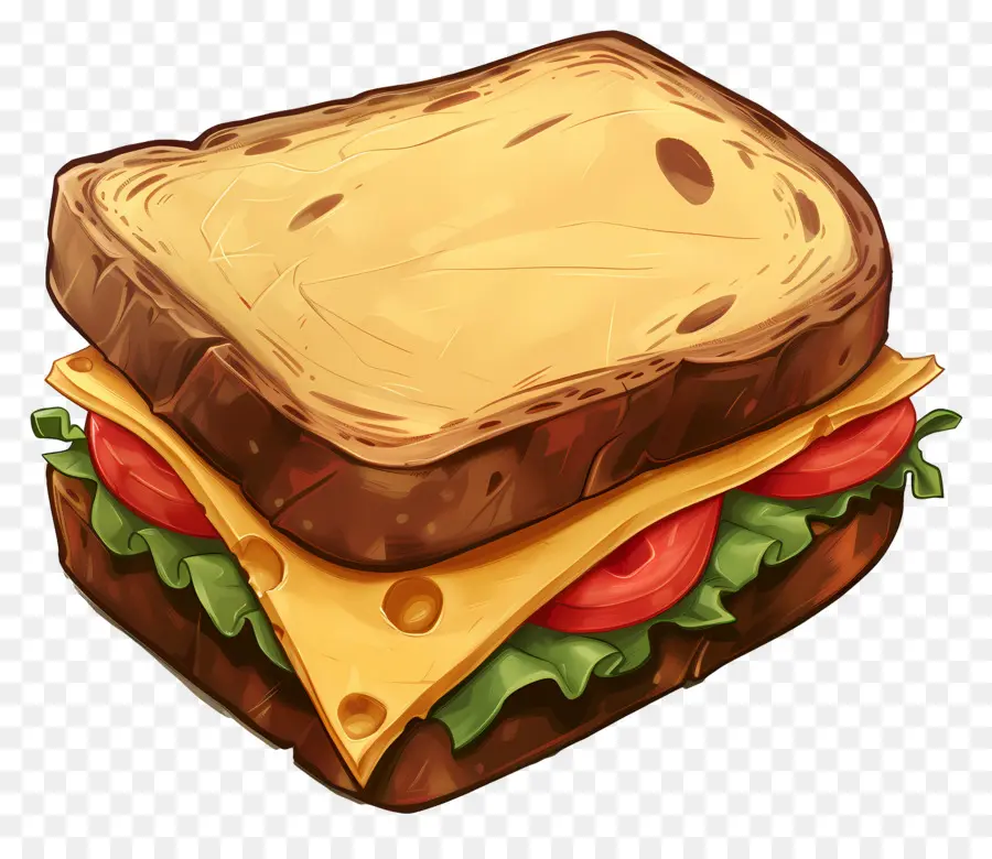 Sandwich Au Fromage，Tomate PNG