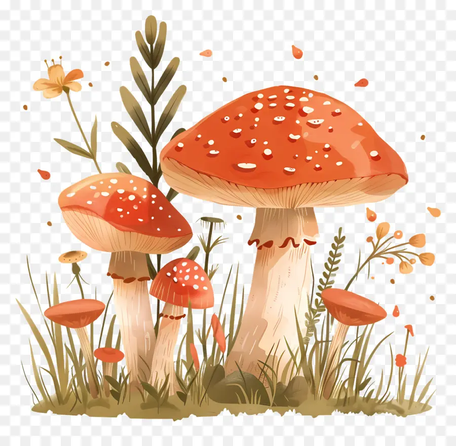 Champignons De Jardin，Champignons PNG