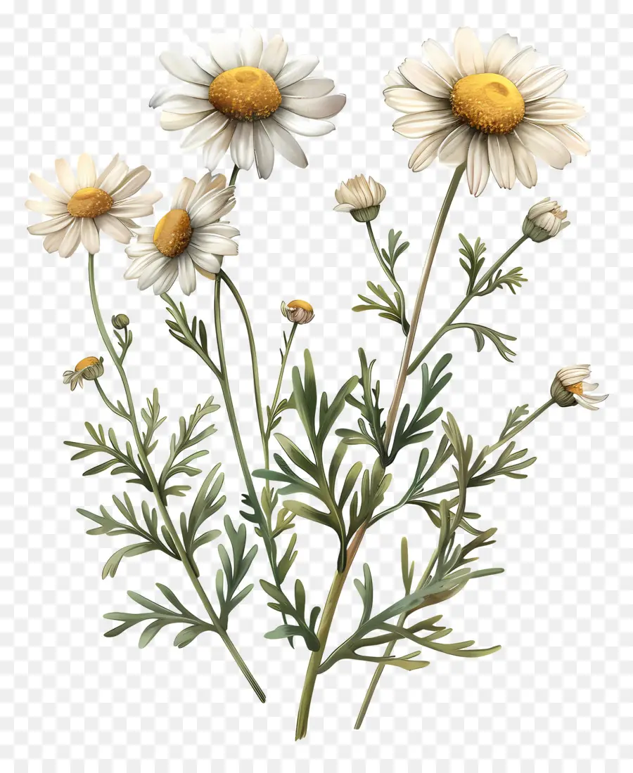 Camomille，Marguerites PNG