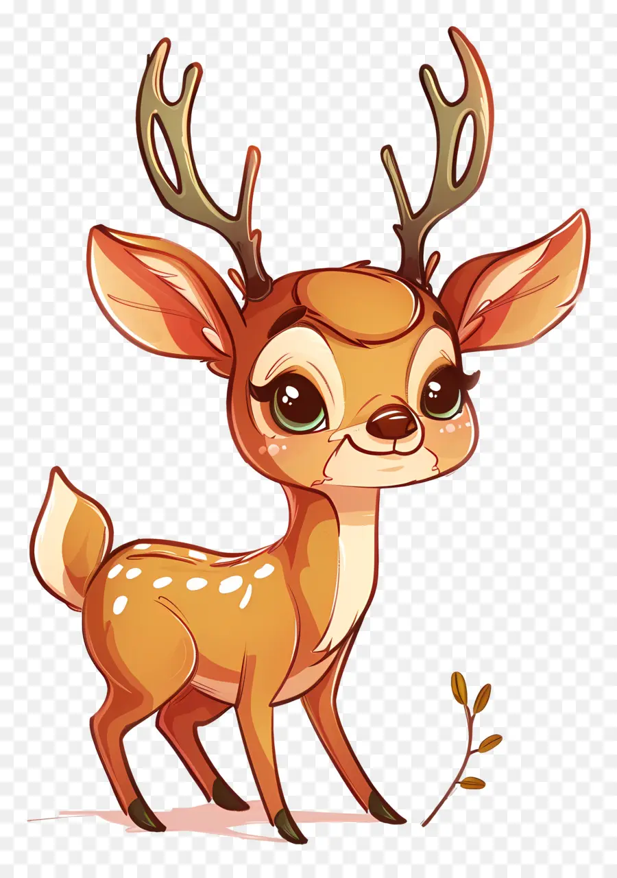 Dessin Animé Cerf，Mignon De Cerf PNG