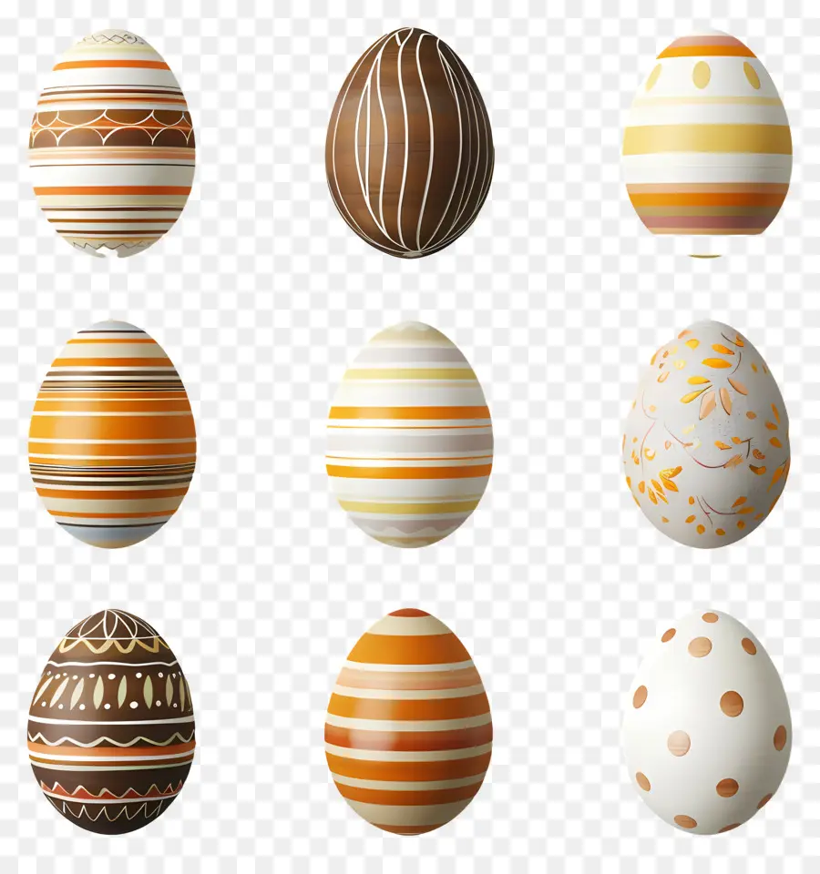 Oeufs De Pâques，Œufs Décorés PNG