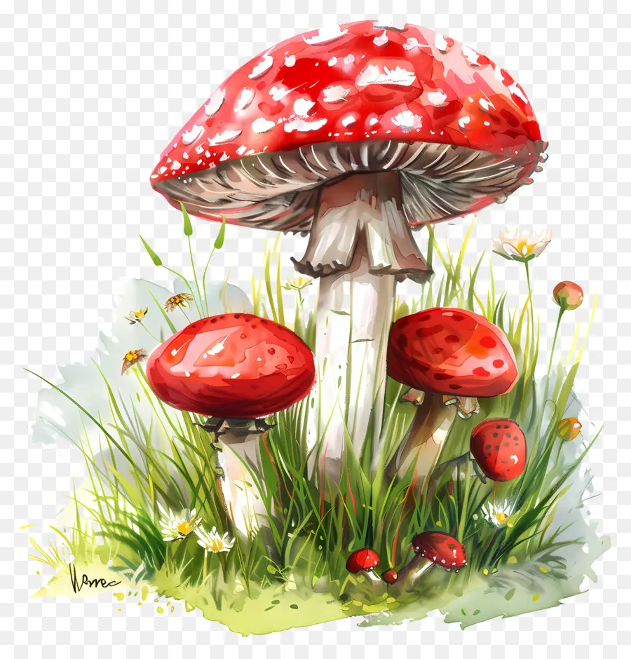 Champignons Rouges，Champignons PNG