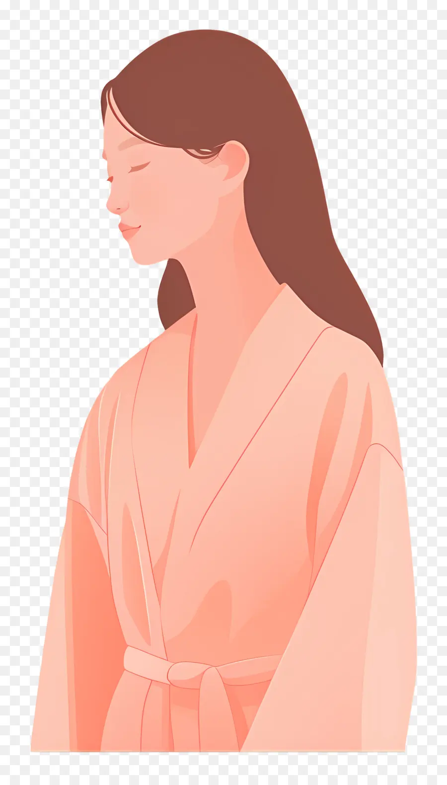 Femme En Peignoir，Femme En Robe PNG