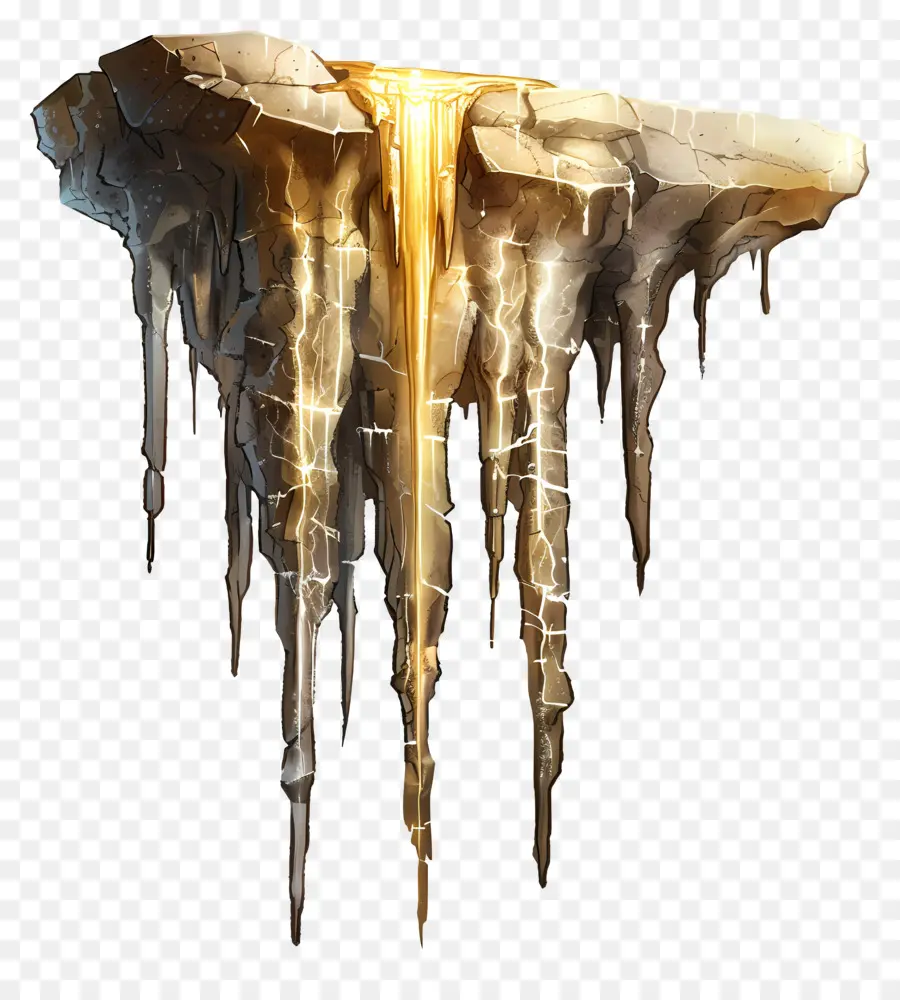 Cava Stalactite，île Flottante PNG