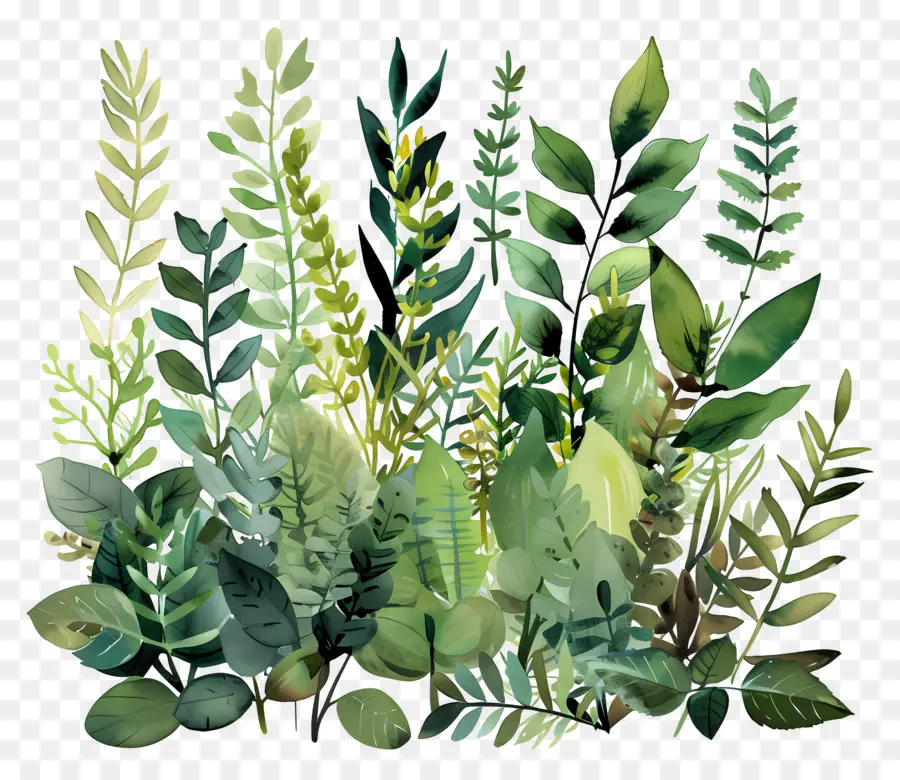 Verdure Extérieure，Plantes Vertes PNG