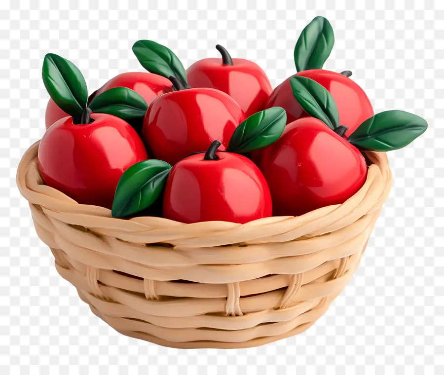 Apple Panier，Panier De Pommes PNG