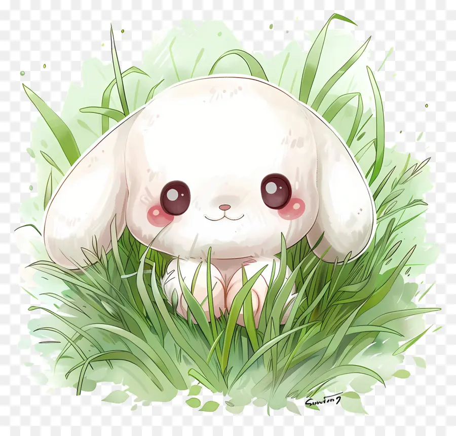 Cannelle，Lapin Blanc PNG