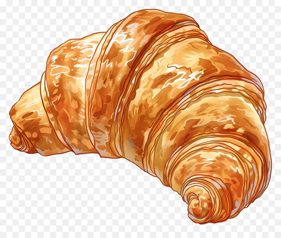 Croissant，Pâtisserie PNG