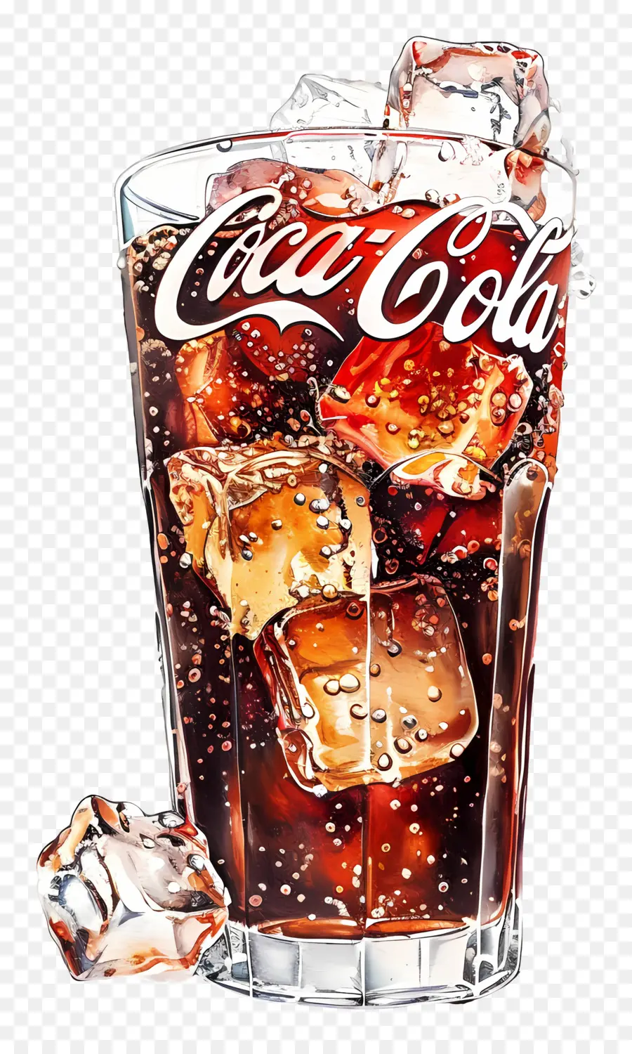 Coca Cola，Verre PNG