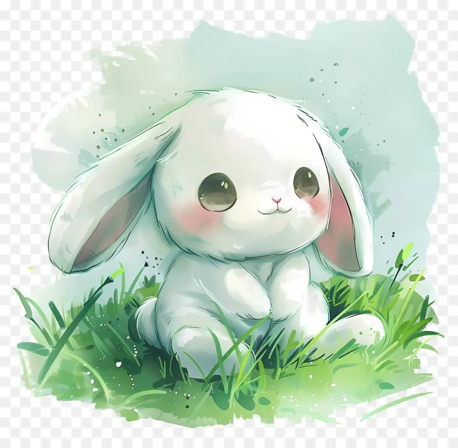 Cannelle，Lapin Blanc PNG