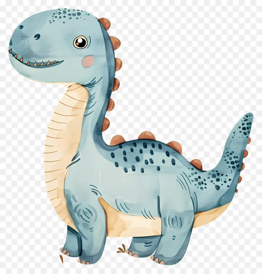 Dinosaure，Dinosaure Bleu PNG