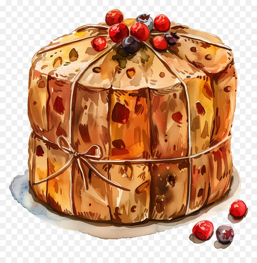 Panettone，Gâteau PNG