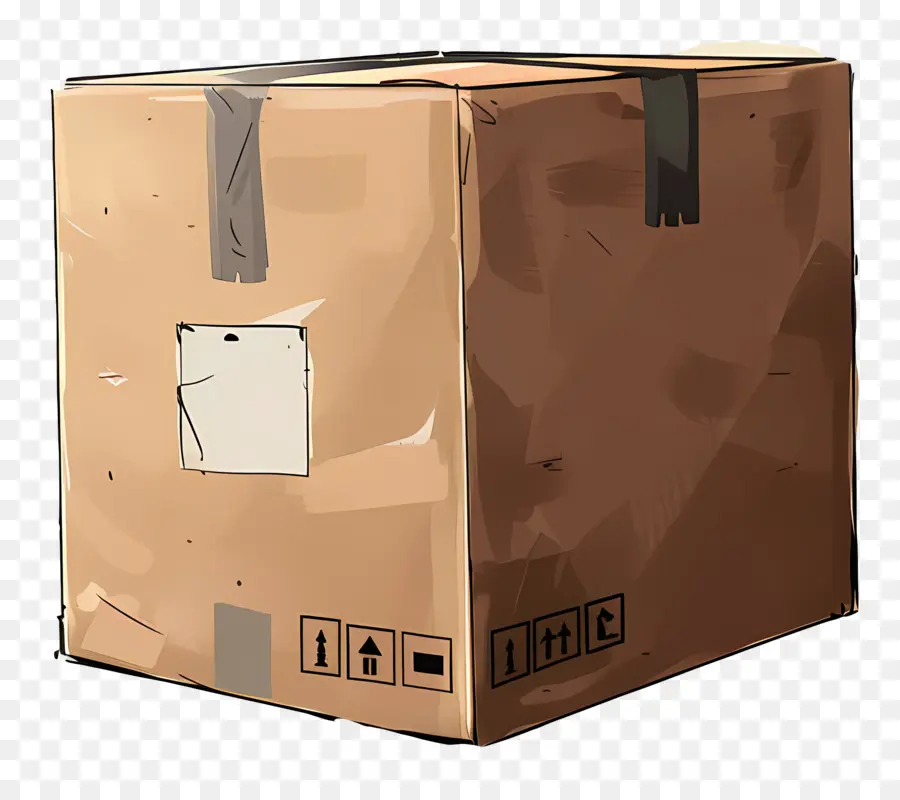 Boîte D'expédition，Boîte En Carton PNG