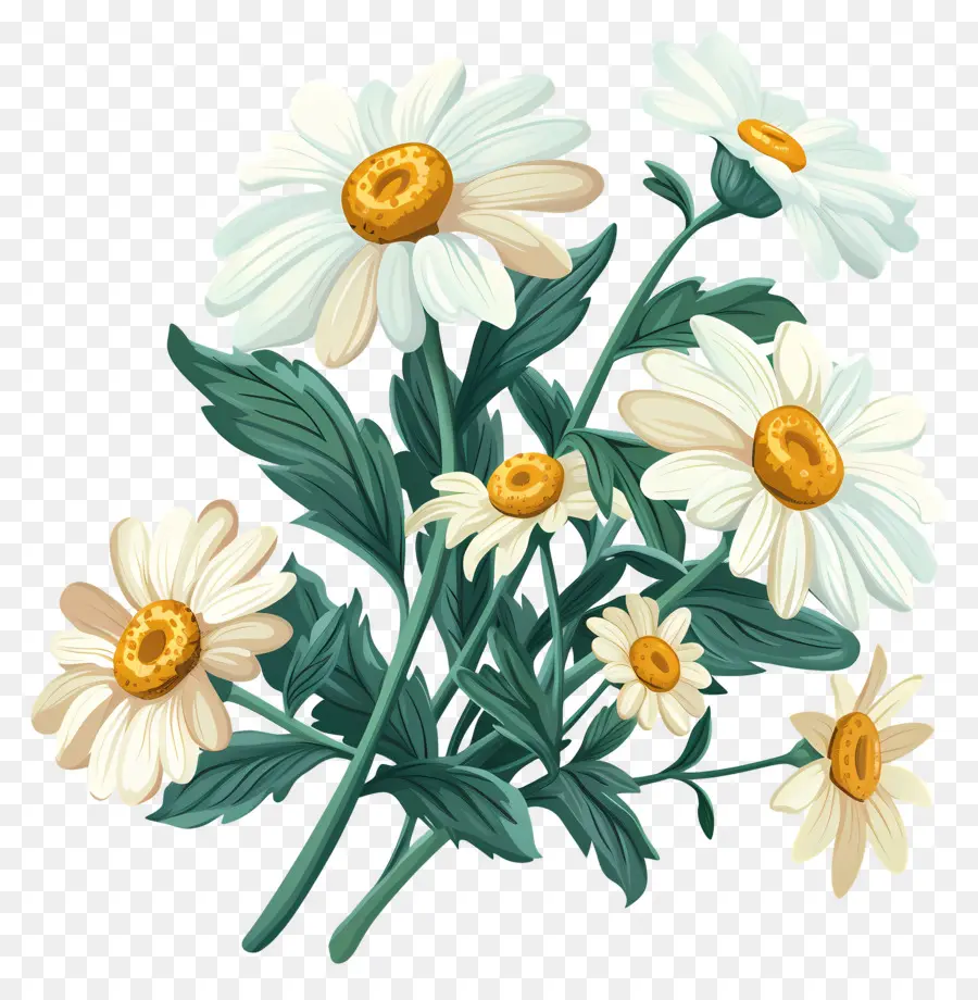 Camomille，Marguerites PNG