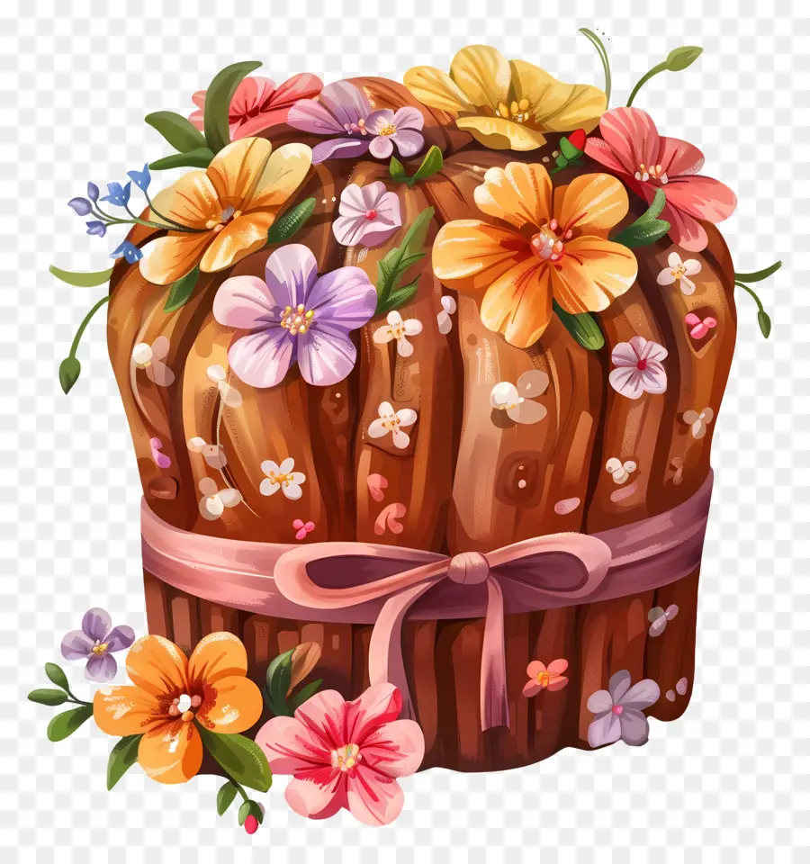 Le Panettone，Fleur Gâteau PNG