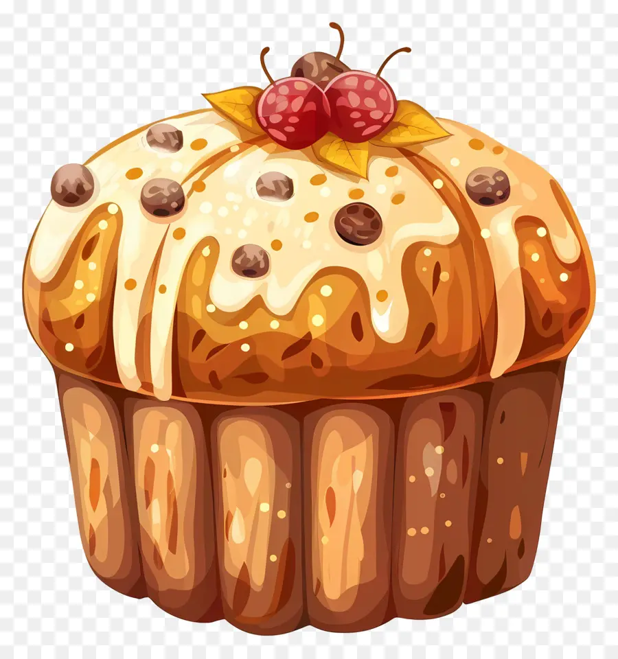 Panettone，Muffin PNG