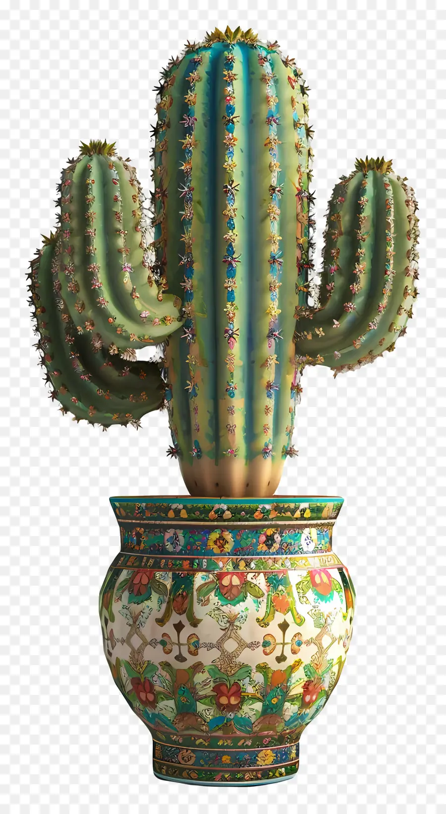 Cactus，Pot PNG