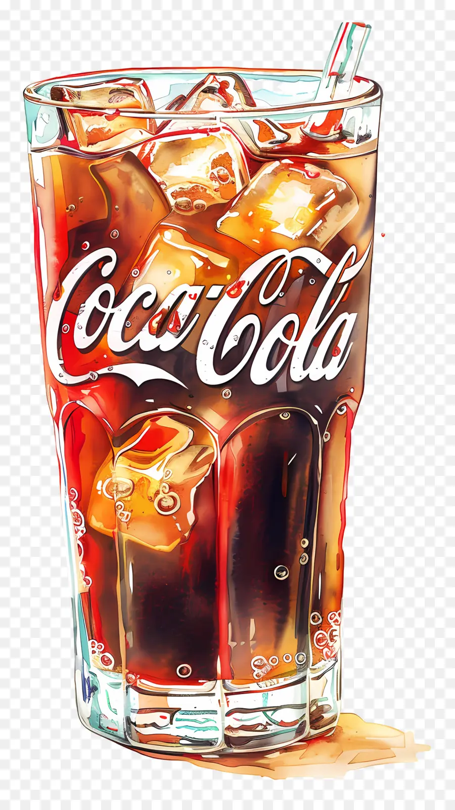 Coca Cola，Verre PNG