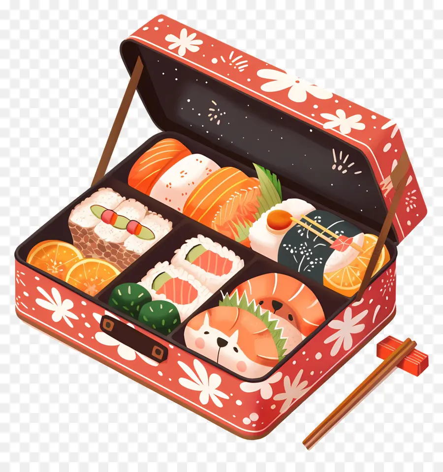 Bento Box，La Cuisine Japonaise PNG