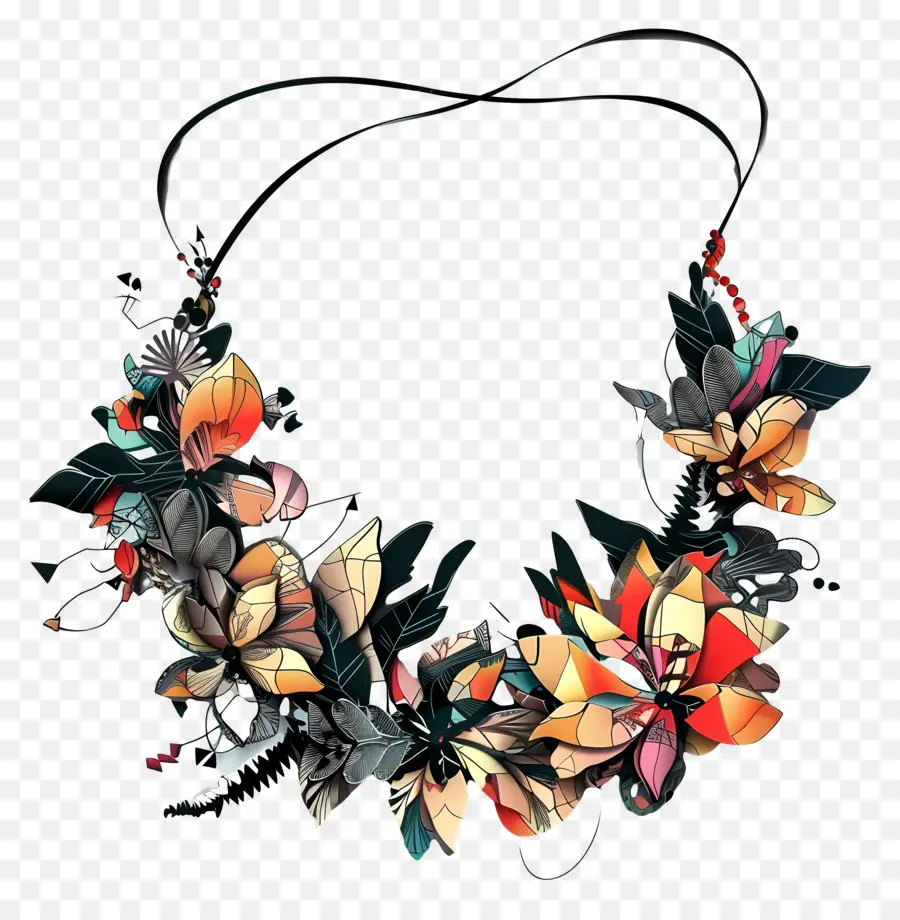 Collier，Collier Floral PNG