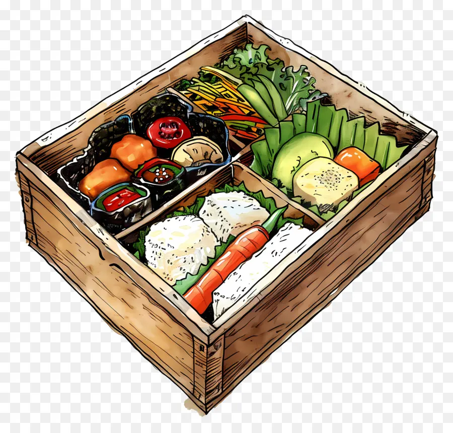 Bento Box，Déjeuner PNG