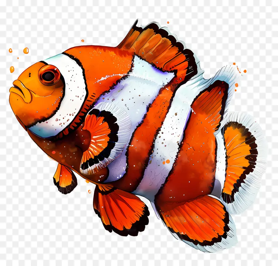 Poisson Clown，Marin PNG