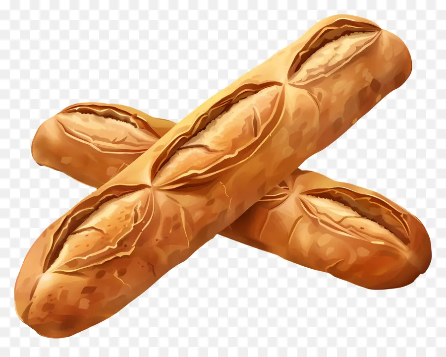 Baguettes，Pain PNG