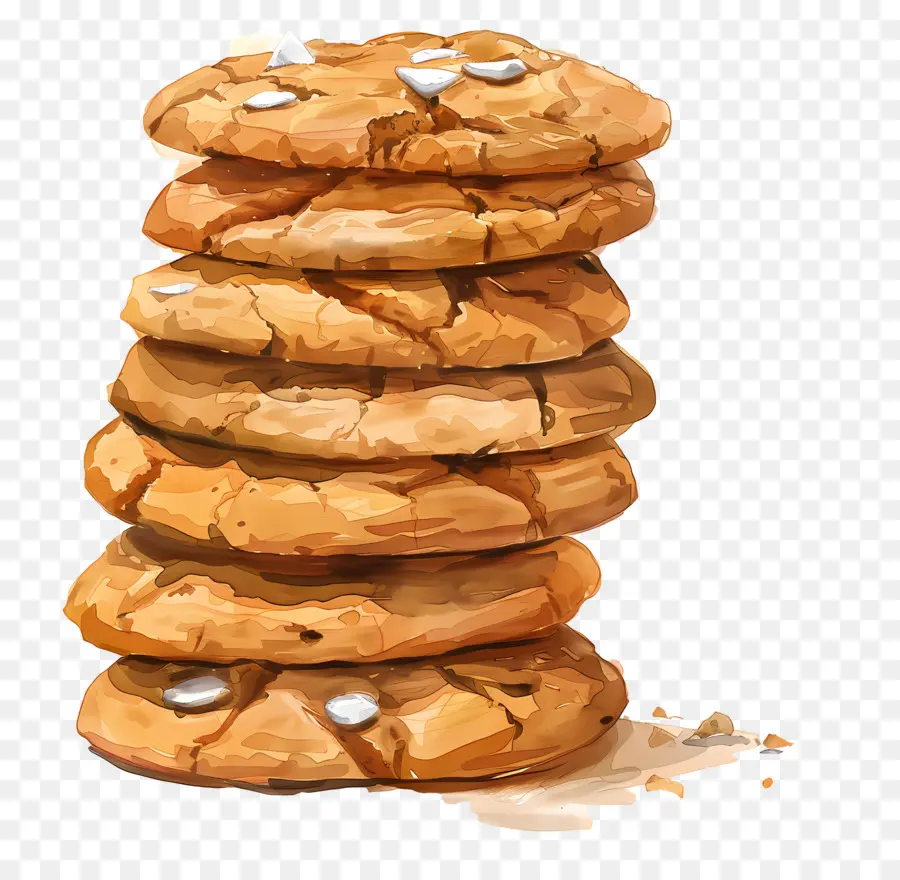 Pile De Biscuits，Pile De Cookies PNG