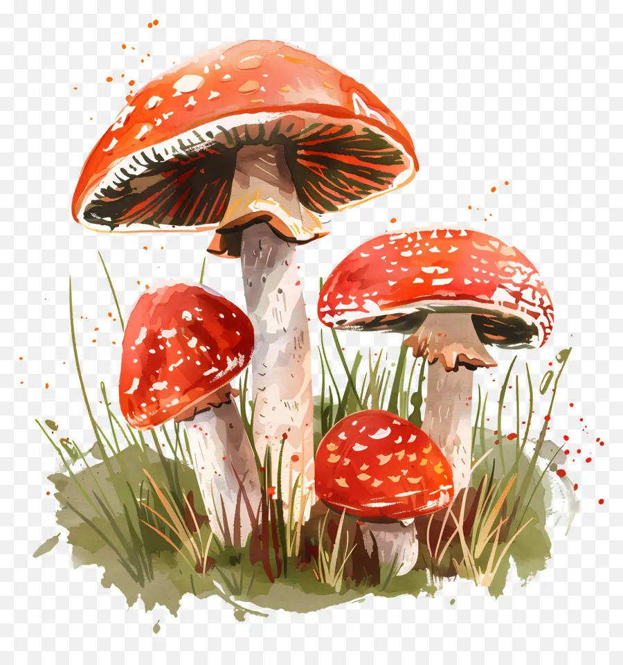 Champignons Forestiers，Champignons PNG