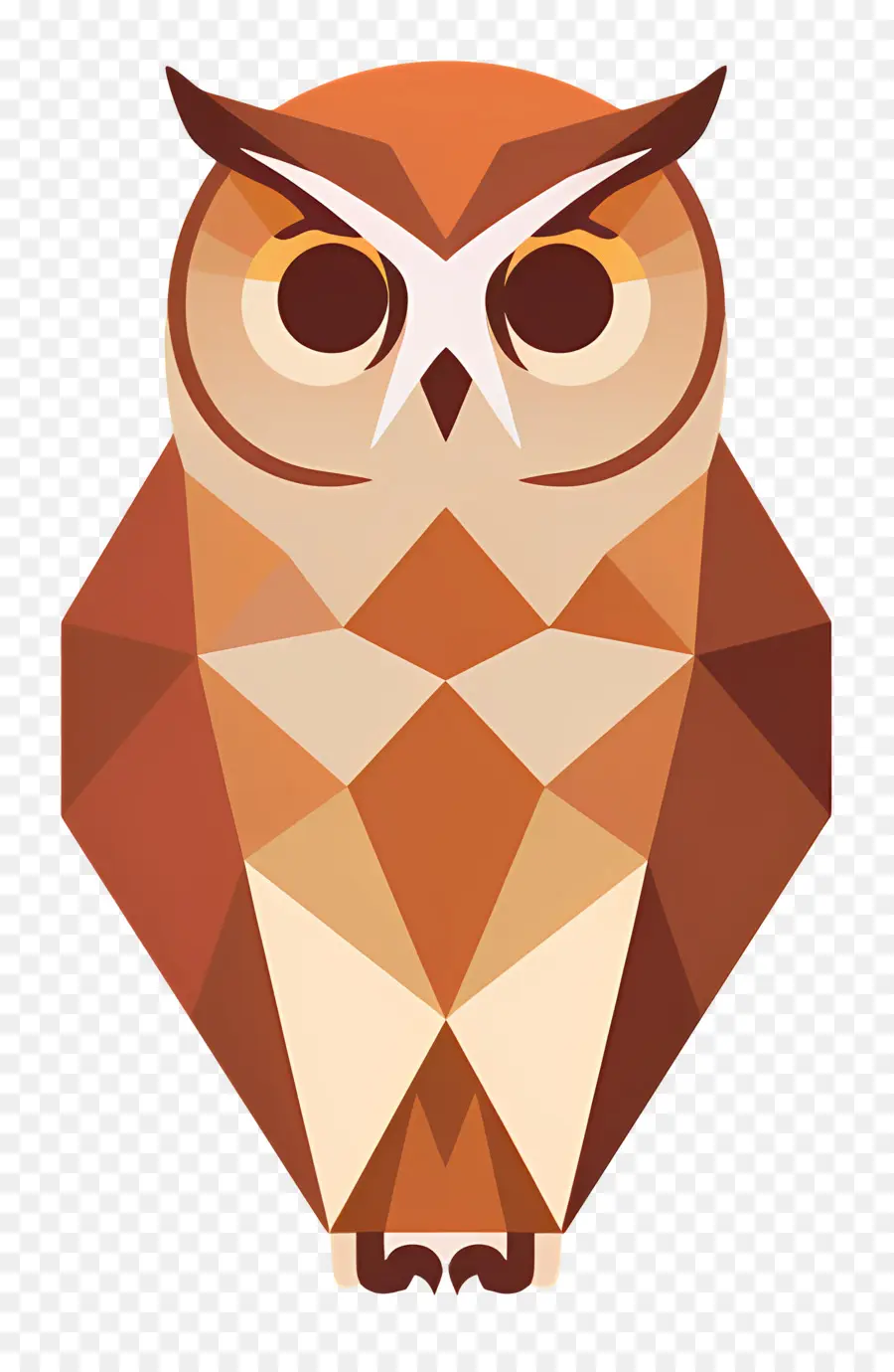 Chouette，Hibou Géométrique PNG