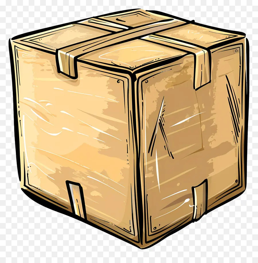 Boîte D'expédition，Boîte En Carton PNG