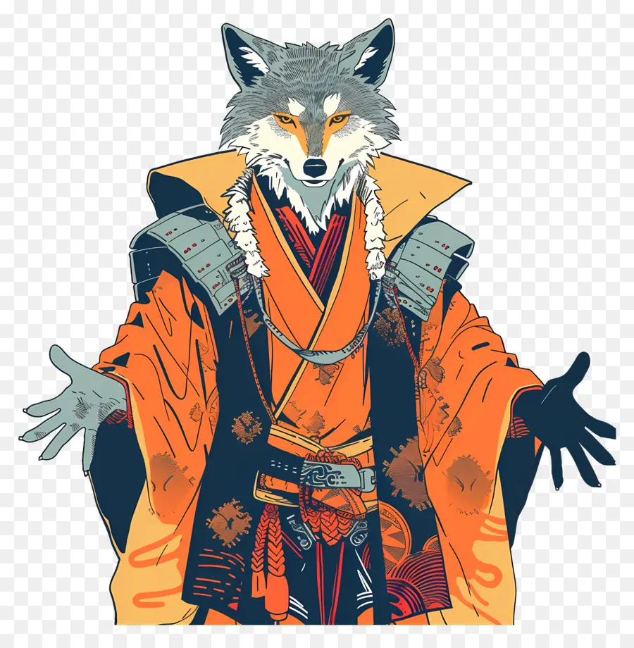 Loup，Loup Dans Un Manteau PNG