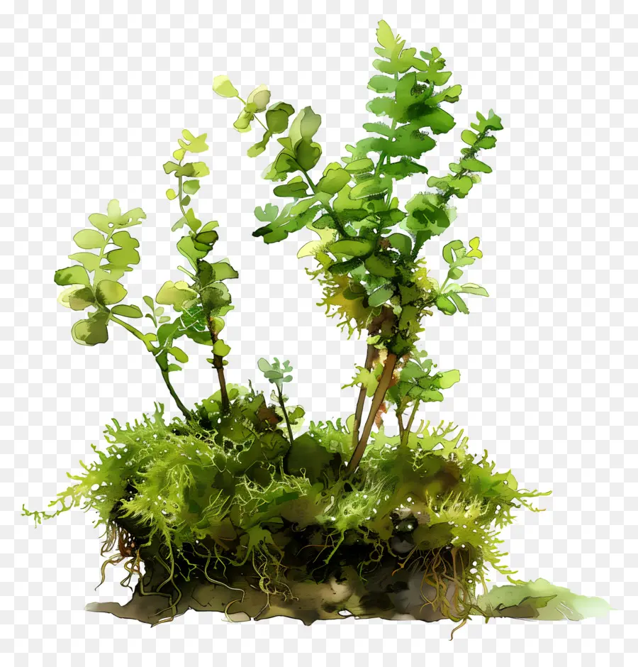 Plante De Mousse，Les Plantes PNG