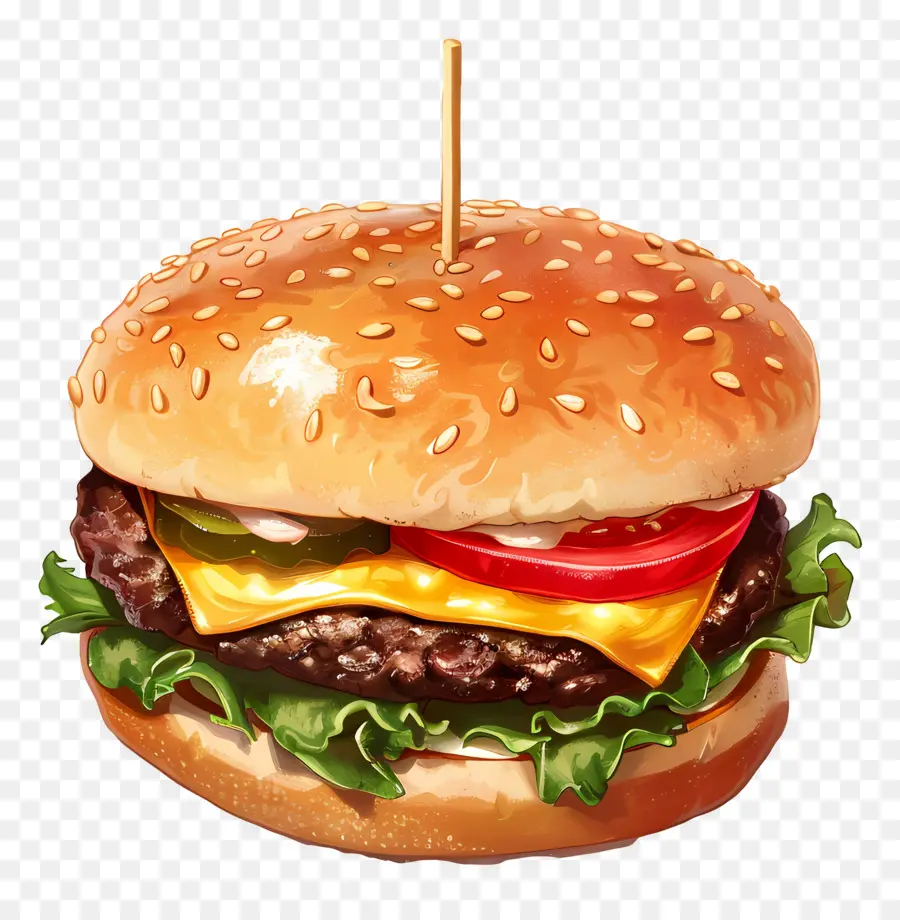 Hamburger Crémeux，Hamburger PNG