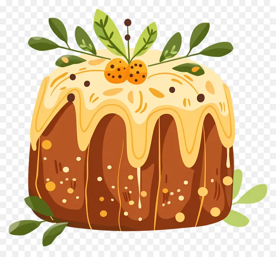 Panettone，Gâteau De Noël PNG