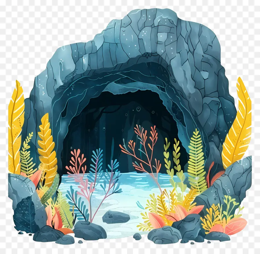 La Grotte De La Mer，Grotte PNG