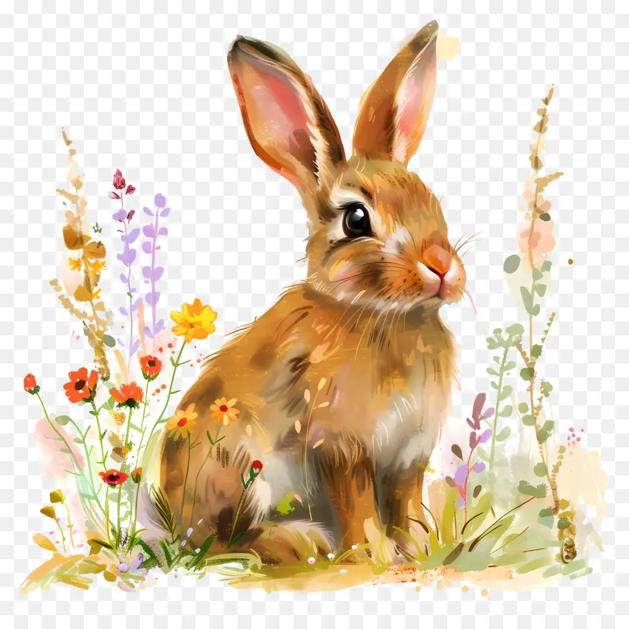 Lapin，Fleurs PNG