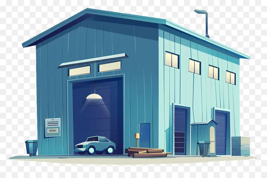 Entrepôt，Garage PNG