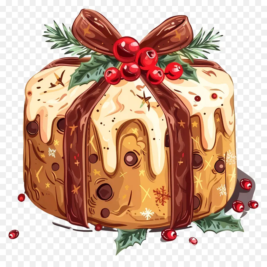 Panettone，Gâteau PNG