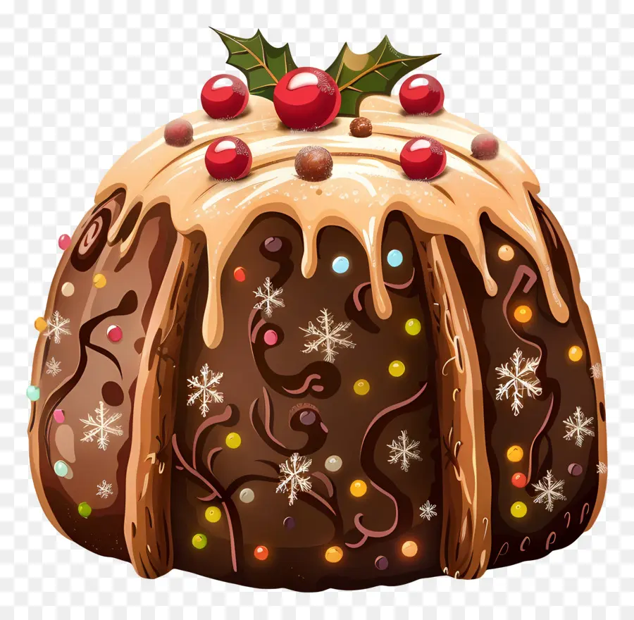 Panettone，Pudding De Noël PNG