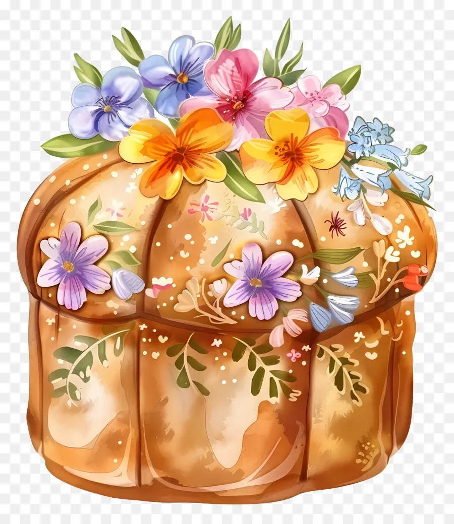 Le Panettone，Fleur Gâteau PNG