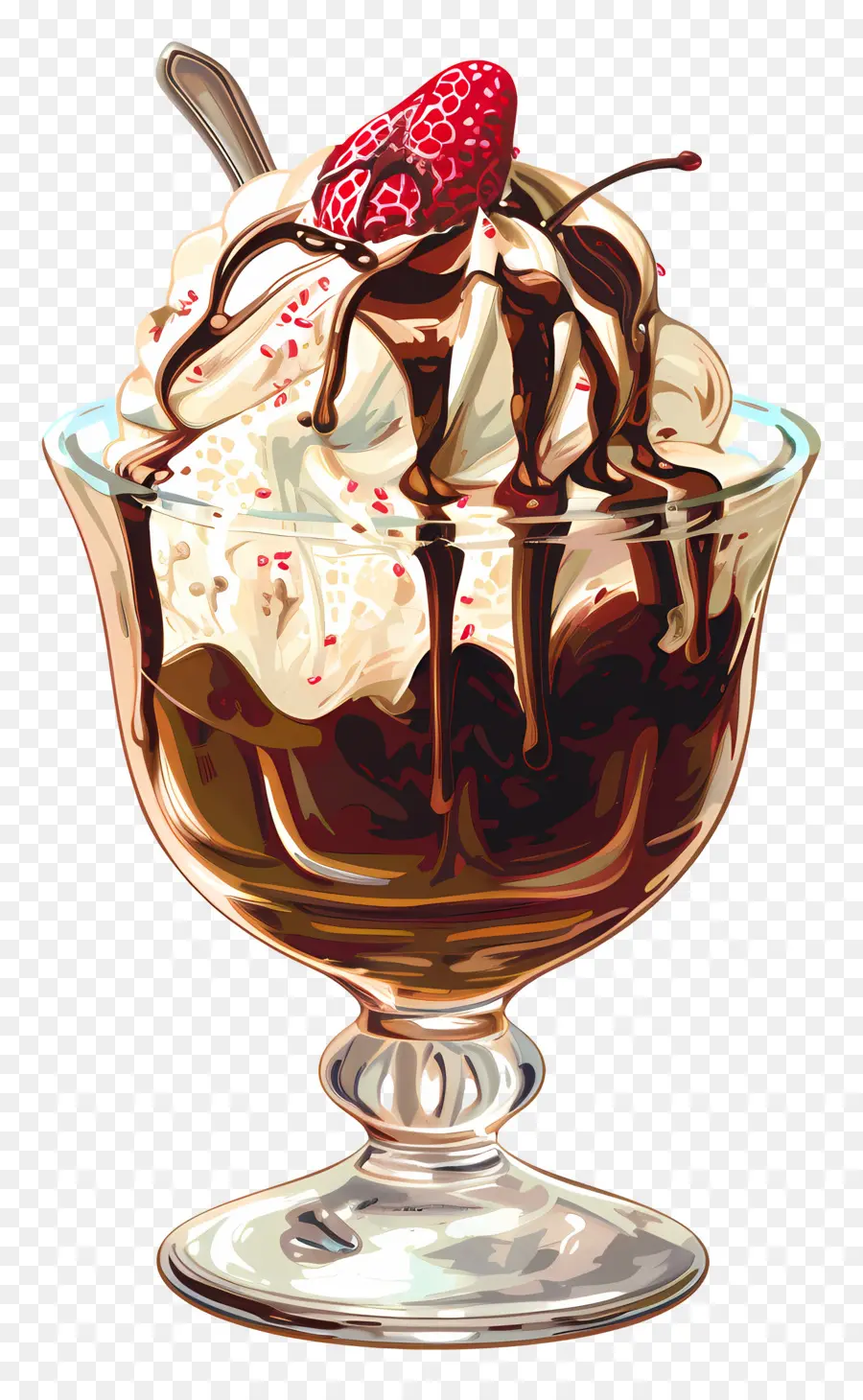 Coupe Glacée，Chocolat PNG