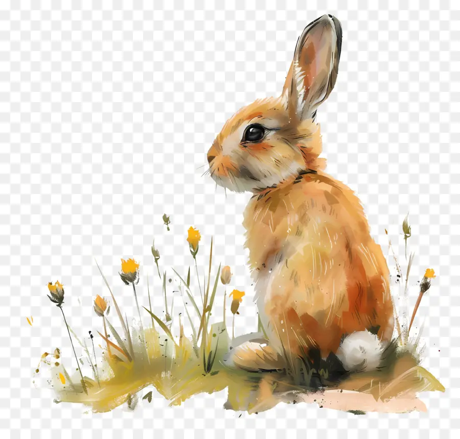 Lapin，Fleurs PNG