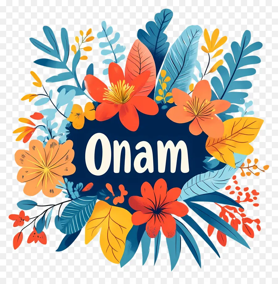 Onam，Fleurs PNG